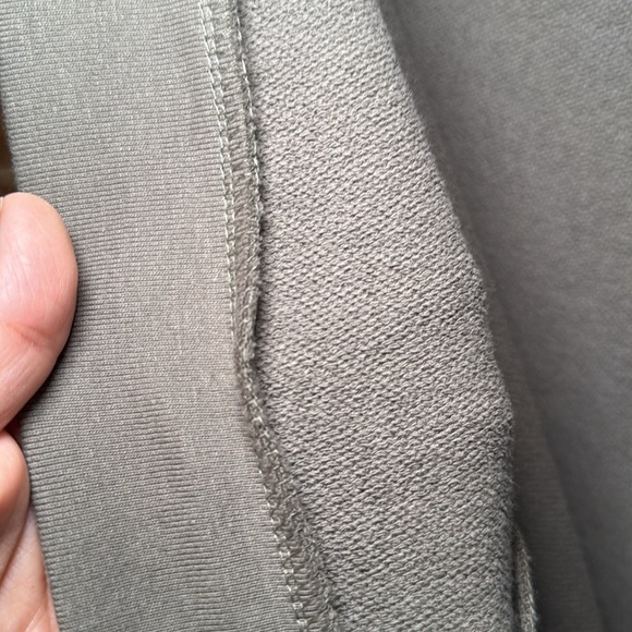 Vintage Havana Army Green Cable Knit Distressed Oversized Cardigan Sweatshirt - Picture 9 of 9